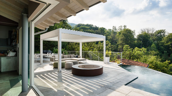 Gibus bioklimatische Pergola - Med Twist