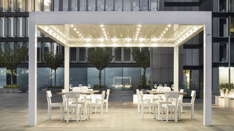 Gibus bioklimatische Pergola - Med Twist